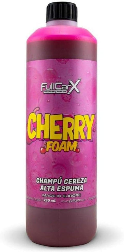 Fullcarx - Cherry Foam Champú Cereza Activo Super Brillo Fullcarx by Full Dip Agradable Aroma De Cereza 750 Ml