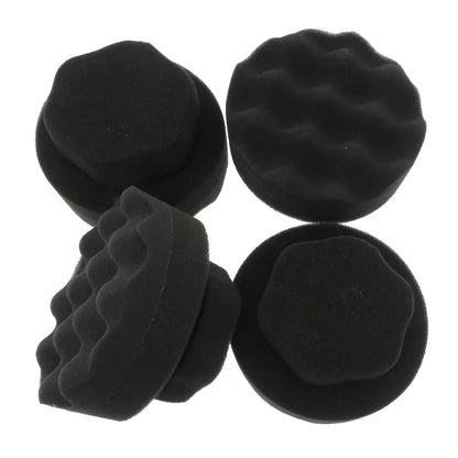 Detailing Brush Tire Shine Hex Grip Dressing Applicator round Washable Car Foam Sponge Reusable Tire Cleaner for Auto Washing