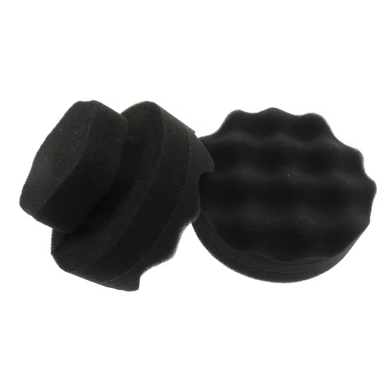 Detailing Brush Tire Shine Hex Grip Dressing Applicator round Washable Car Foam Sponge Reusable Tire Cleaner for Auto Washing